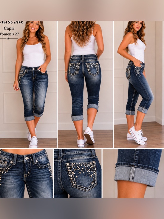 Miss Me Denim - Miss Me Capri Jeans - Women